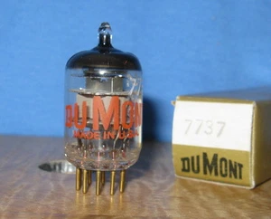 Radio Tubes 7737 Dumont NOS Gold Pin - Picture 1 of 1
