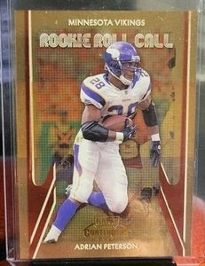 Adrian Peterson 2007 Donruss Playoff Contenders Rookie Roll Call /1000 - Picture 1 of 2