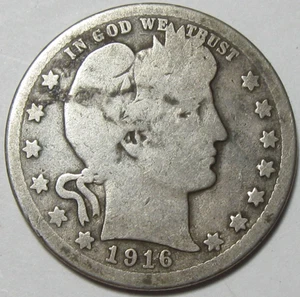1916-D Barber Quarter - #11115-14 - Picture 1 of 2