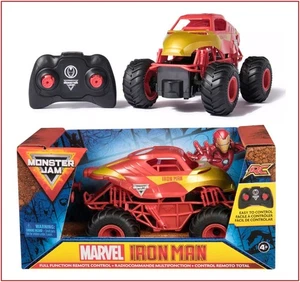 Monster Jam Marvel RC IRON MAN Truck Radio Controlled 2.4 GHz 100' Range 🌟NEW🌟 - Picture 1 of 10
