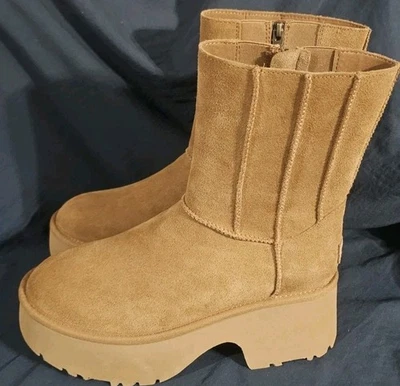 UGG Classic Twin Seam New Heights Boot Chestnut Women Size 9 New No Box Defects - Image 1 of 4