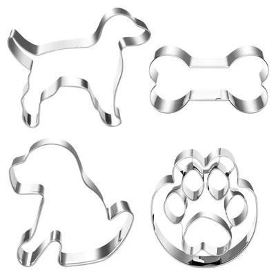 4 Stück Keksausstecher Hund, Ausstechformen Paw Patrol, Plätzchen Ausstecher ... - Bild 1 von 4