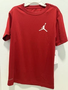 Jumpman Jordan Drifit Shirt Size Boys Small 8-10 Years  - Picture 1 of 8