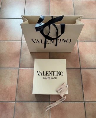 Scatola regalo gift box VALENTINO originale 32*30*11  busta 48*40*14 - Imagen 1 de 4