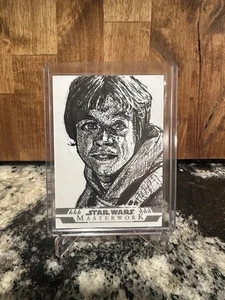 2024 Topps Star Wars Masterwork Luke Skywalker Sketch - Picture 1 of 2