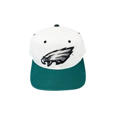De colección Raro NFL Philadelphia Eagles Blanco Starter Gamuza Como Dos Tonos Snapback Sombrero Foto 1 de 4