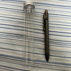 Pluma Tactile Turn Nautilus Pulpo Click Lateral Corta Azul/Dorado Cerakote Limited - Imagen 1 de 3