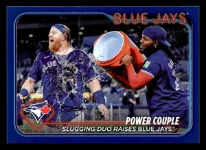 2024 Topps Update Guerrero Jr. / Turner #US63 Royal Blue Blue Jays - Picture 1 of 2