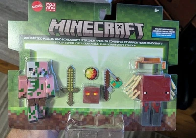 Zombified Piglin y Minecraft Strider Set Zombie Pigman Accesorios  Foto 1 de 4