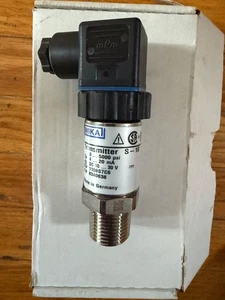 Wika 8340638 Tronic Line Pressure Transmitter 0-5000PSI 10-30V DC 4-20mA 1/2" - Picture 1 of 2
