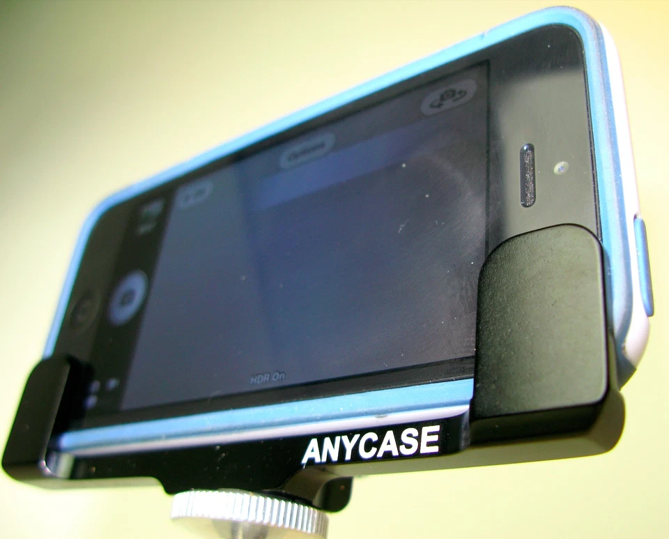 anycase™ iPhone Tripod Adapter - Black Anodized - All iPhones - Image 1 of 4