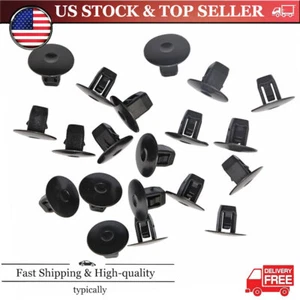 20x Black Front Bumper Push-Type Retainer For Honda Civic CR-V 90682-Sea-003 - Picture 1 of 8