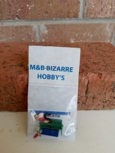  #1034 HO Scale Accessories Park Scene (5 Piece Set) - Picture 1 of 4