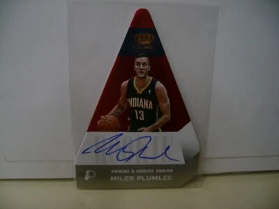 MILES PLUMLEE 2012-13 PANINI PREFERRED CROWN ROYALE AUTOGRAPH #580 SN 49/99 - Image 1 of 2