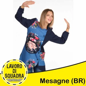 Camisas Holgada Manga Larga Maestro Guardería Frida Kahlo Poliéster Trabajo Dama - Zdjęcie 1 z 1