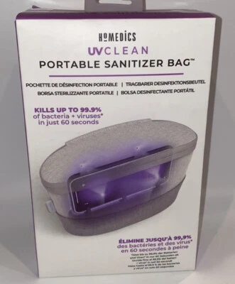 Bolsa desinfectante portátil Homedics nueva Foto 1 de 4