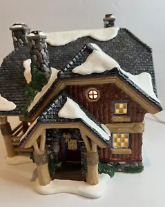 Department 56 Snow Village Moonlight Bay Bunk and Breakfast lighted building - Picture 1 of 16