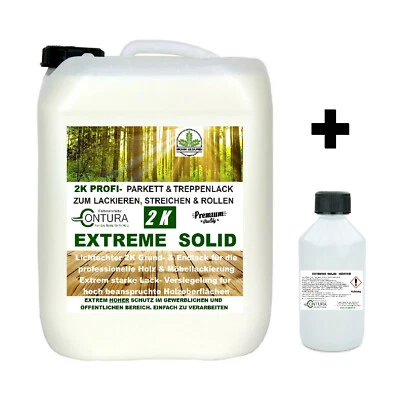 2K Parkettlack Treppenlack Parkettsiegel Seidenmatt Holzlack Fußboden Klarlack - Bild 1 von 4