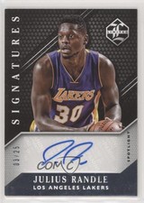 2015-16 Panini Limited Signatures Spotlight Silver /25 Julius Randle #LS-JR Auto
