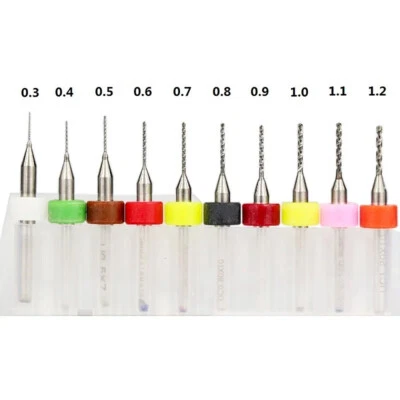 0,15mm - 2,5mm Micro Hartmetallbohrer PCB Mikrobohrer Schaftfräser Fräser Bohrer - Bild 1 von 4