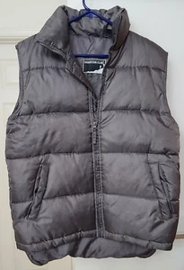 Mountain Club gefütterte Weste Herren M Feder Daunenmischung grau  - Bild 1 von 10