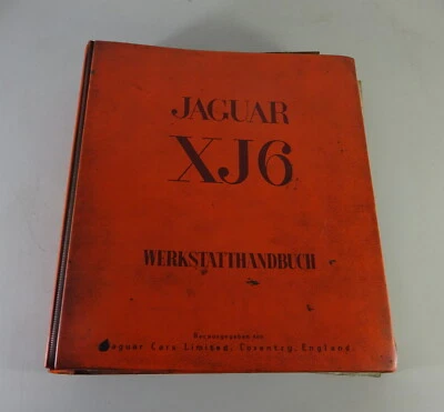 Manuale Officina Jaguar XJ 6 Serie I+II / 2,8 + 4,2 Litro Di Circa 1973 - Immagine 1 di 4