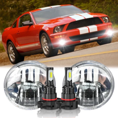 Luces antiniebla de parachoques para Ford Mustang 2007-2014 para modelos Shelby GT/GT500/GT500KR Foto 1 de 4
