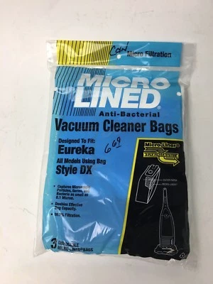 DVC Micro Lined Eureka Style DX Microlined Paper Vacuum Bags 3 Pack - Image 1 of 2