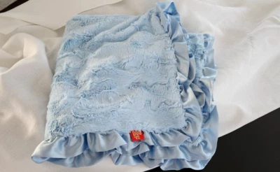 The Dog Squad Furbaby Ruffled Blanket ~ Bella Light Blue ~ New ~ 728488701072 - Image 1 of 4