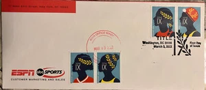 Sc 5668-71 Title IX Stamp ESPN FDC - UO Washington DC Brentwood Main Post Office - Picture 1 of 1