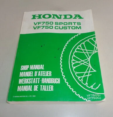 Manual De Taller Honda VF 750 Sports / VF 750 Custom 1982 - Imagen 1 de 4