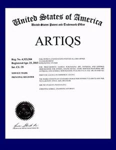 ARTIQS® REGISTERED TRADEMARK+ART&ANTIQUES BIZ+DOMAIN+EBAY STORE+INVENTORY - Picture 1 of 1