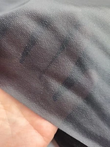 Black Medium Fusible Interfacing 48" Iron On Polyester Fabric Sold By 2 Yards - Picture 1 of 7