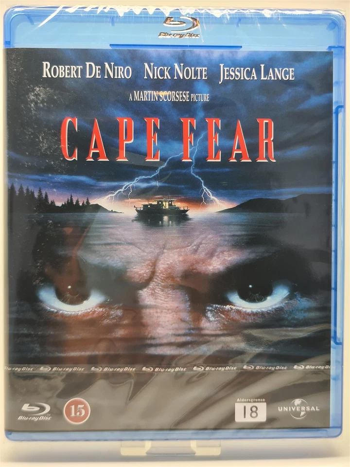 Blu-ray - Cape Fear - Robert De Niro (Danish Import) English Language New Sealed - Image 1 of 2