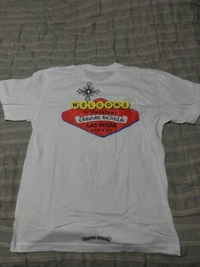 Size L Chrome Hearts Las Vegas Exclusive Short Sleeve Tee Shirt White Large - Picture 1 of 4