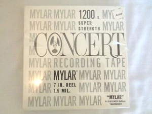 Mylar Recording Tape Concert/44-755/1200 ft. Super Strength 1.5 Mil. (#5392) - Foto 1 di 6