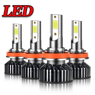 For Cadillac CTS CT-S 2008-2014 Combo 6000K LED Headlight Bulbs High Low Beam - Image 1 of 4