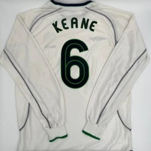 Keane #6 Irland 2001/2002 Away ORIGINAL Umbro Langarm Fußball Trikot (XL) - Bild 1 von 8
