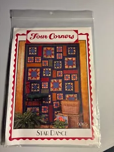 Four Corners STAR DANCE #9765 4 size quilt pattern, New, Free shipping - Picture 1 of 3