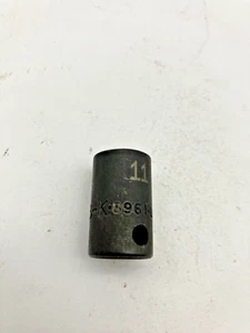 SK Tools 8961 3/8" Drive 11mm 6 Point Metric Impact Socket USA - Picture 1 of 8