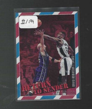 DAVID ROBINSON SP #ED 110/199 RETURN TO SENDER EMBOSSED INSERT 2016-17 CERTIFIED