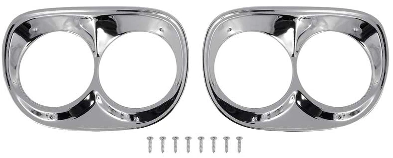 Juego de bisel de faros OER 1958-1959 camioneta Chevy y GMC sedán entrega Foto 1 de 3