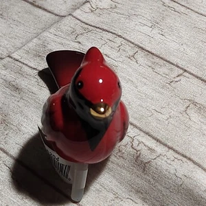Nora Fleming Winter Songbird Mini A204 Rojo Cardenal Pintado a Mano Plato Dije - Imagen 1 de 13