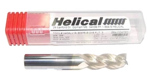 Fresadora de extremo ZrN de paso variable helicoidal de 3/8" x 0,015" (CR) - aluminio aeroespacial - Imagen 1 de 1