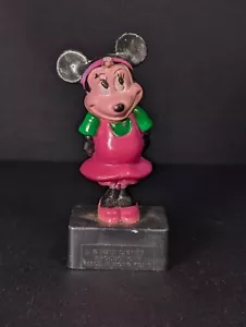 Vintage Walt Disney Minnie Mouse Bleistiftspitzer Rosa Kleid - Bild 1 von 5