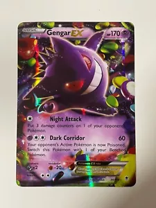 --JUMBO Gengar EX Oversized-- Card 34/119 XY Phantom Forces Pokémon Card - Picture 1 of 2
