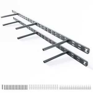 Soporte de estante flotante de alta resistencia 2 piezas, accesorios de estante flotante decorativos ocultos... - Imagen 1 de 7