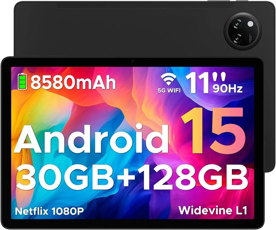 DOOGEE Tab A9 PRO Tablet 11 Pollici 90Hz Android 15 Tablets 30GB RAM 128GB ROM