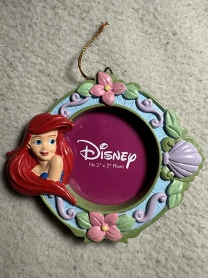 Marco de fotos Disney Princesa Ariel adorno de Navidad Sirenita 3D Foto 1 de 4