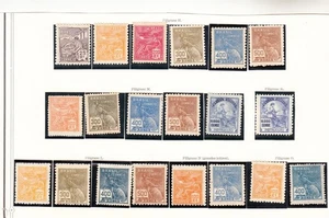 BRASILIEN 1920-1941 MH Briefmarken - verschiedene wmk (CV 250 $ EUR220) - Bild 1 von 1